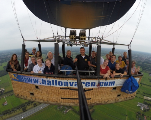 Ballonvaart vanaf Tiel naar Achterveld